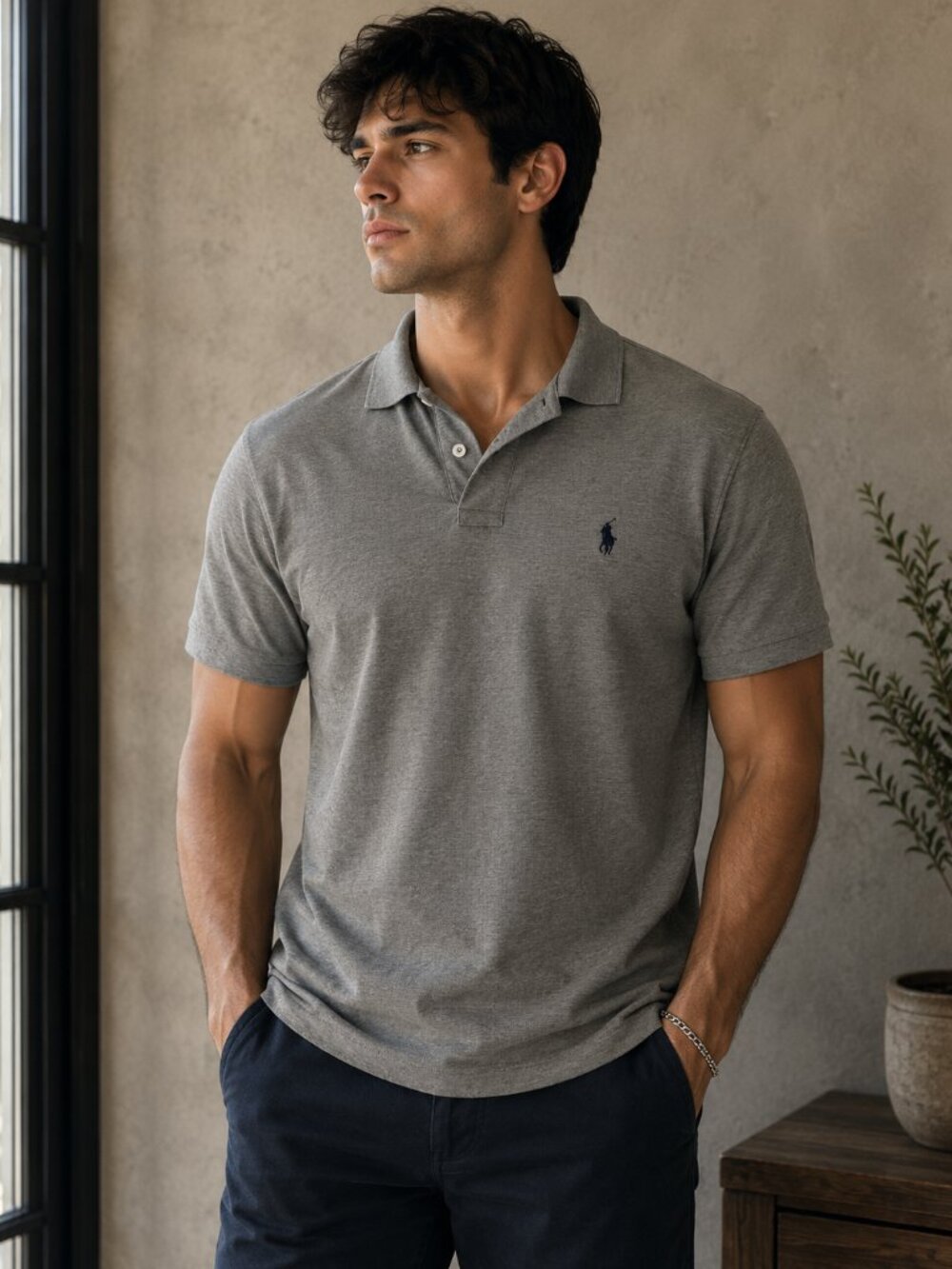 Polo by Ralph Lauren Gray Polo Shirt